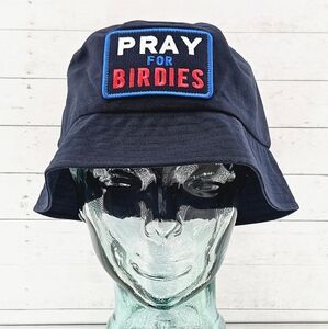 G/FORE Hat Bucket Hat Twilight Blue Pray For Birdies 100% Cotton Golf Hat Gift